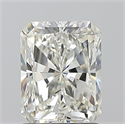 Natural Diamond 1.50 Carats, Radiant with  Cut, J Color, VVS1 Clarity and Certified by GIA