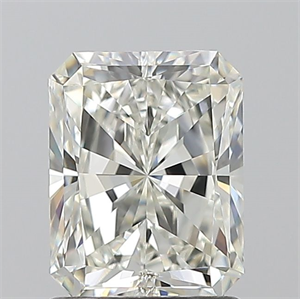 Foto Diamante Natural 1.50 quilates, Radiante , Color J, claridad VVS1 y certificado GIA de