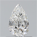 Diamante Natural 0.50 quilates, De pera , Color F, claridad VVS2 y certificado GIA