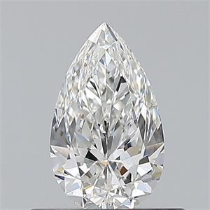 Foto Diamante Natural 0.50 quilates, De pera , Color F, claridad VVS2 y certificado GIA de