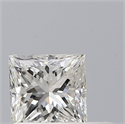 Natural Diamond 0.40 Carats, Princess with  Cut, G Color, VS2 Clarity and Certified by GIA