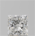 Natural Diamond 1.15 Carats, Princess with  Cut, G Color, VS1 Clarity and Certified by GIA