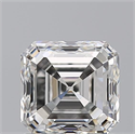 Natural Diamond 1.50 Carats, Asscher with  Cut, G Color, VVS1 Clarity and Certified by GIA