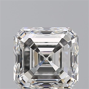 Picture of Natural Diamond 1.50 Carats, Asscher with  Cut, G Color, VVS1 Clarity and Certified by GIA