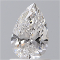 Natural Diamond 0.70 Carats, Pear with  Cut, F Color, VS2 Clarity and Certified by GIA