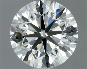 Picture of Natural Diamond 0.90 Carats, Round with Very Good Cut, J Color, VVS2 Clarity and Certified by IGI
