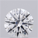 Lab Grown Diamond 3.53 Carats, Round with Excellent Cut, E Color, VVS2 Clarity and Certified by GIA