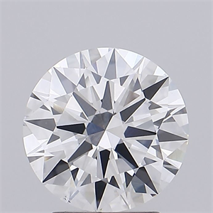 Picture of Lab Grown Diamond 3.53 Carats, Round with Excellent Cut, E Color, VVS2 Clarity and Certified by GIA