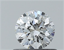 Diamante Natural 0.50 quilates, Redondo , Color E, claridad SI1 y certificado GIA