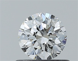 Foto Diamante Natural 0.50 quilates, Redondo , Color E, claridad SI1 y certificado GIA de