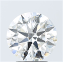 Lab Grown Diamond 3.01 Carats, Round with Ideal Cut, F Color, VS1 Clarity and Certified by IGI