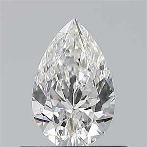 Picture of Natural Diamond 0.50 Carats, Pear with  Cut, G Color, VVS1 Clarity and Certified by GIA