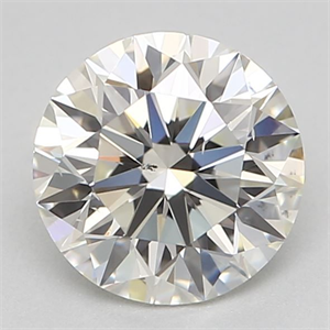 Picture of Natural Diamond 0.70 Carats, Round with Excellent Cut, J Color, SI1 Clarity and Certified by GIA