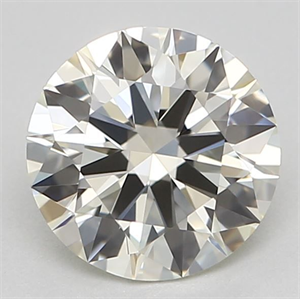 Picture of Natural Diamond 0.70 Carats, Round with Excellent Cut, L Color, VVS1 Clarity and Certified by GIA