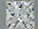 Natural Diamond 1.00 Carats, Princess with  Cut, H Color, IF Clarity and Certified by IGI