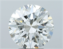 Natural Diamond 3.70 Carats, Round with Excellent Cut, I Color, VVS2 Clarity and Certified by GIA