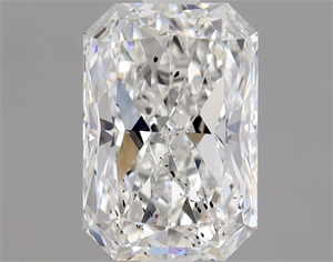 Picture of Natural Diamond 0.75 Carats, Radiant with  Cut, F Color, SI2 Clarity and Certified by GIA