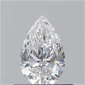 Natural Diamond 0.52 Carats, Pear with  Cut, E Color, VS1 Clarity and Certified by GIA