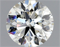 Natural Diamond 1.00 Carats, Round with Excellent Cut, I Color, VVS2 Clarity and Certified by GIA