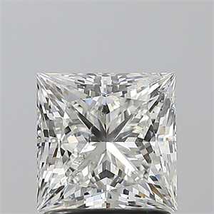 Picture of Natural Diamond 1.50 Carats, Princess with  Cut, I Color, SI2 Clarity and Certified by GIA