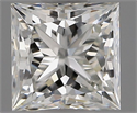 Natural Diamond 1.01 Carats, Princess with  Cut, I Color, VS1 Clarity and Certified by GIA