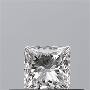 Picture of Natural Diamond 0.24 Carats, Princess with  Cut, F Color, VVS2 Clarity and Certified by GIA