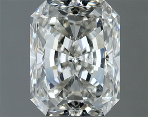 Picture of Natural Diamond 1.01 Carats, Radiant with  Cut, H Color, VS2 Clarity and Certified by IGI