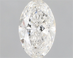 Foto Diamante Natural 0.71 quilates, Ovalado , Color F, claridad SI2 y certificado GIA de