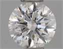 Natural Diamond 0.41 Carats, Round with Excellent Cut, I Color, VVS2 Clarity and Certified by GIA