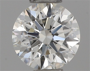 Picture of Natural Diamond 0.41 Carats, Round with Excellent Cut, I Color, VVS2 Clarity and Certified by GIA