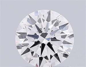 Picture of Lab Grown Diamond 1.01 Carats, Round with Excellent Cut, D Color, VVS2 Clarity and Certified by IGI