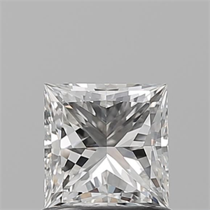 Foto Diamante Natural 0.90 quilates, Princesa , Color I, claridad VVS1 y certificado GIA de