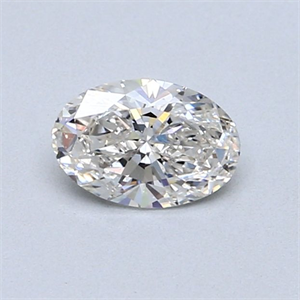 Picture of Natural Diamond 0.54 Carats, Oval with  Cut, H Color, VS2 Clarity and Certified by GIA