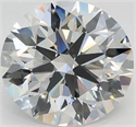 Lab Grown Diamond 3.02 Carats, Round with Excellent Cut, E Color, VS1 Clarity and Certified by GIA