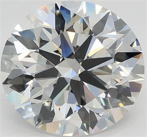 Picture of Lab Grown Diamond 3.02 Carats, Round with Excellent Cut, E Color, VS1 Clarity and Certified by GIA