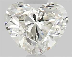 Picture of Natural Diamond 0.52 Carats, Heart with  Cut, J Color, VS1 Clarity and Certified by GIA
