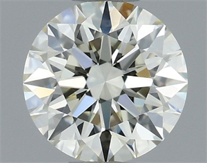 Picture of Natural Diamond 0.61 Carats, Round with Excellent Cut, L Color, VVS1 Clarity and Certified by IGI