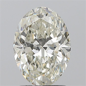 Foto Diamante Natural 1.51 quilates, Ovalado , Color K, claridad SI2 y certificado GIA de