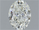 Natural Diamond 0.70 Carats, Oval with  Cut, I Color, VS2 Clarity and Certified by GIA