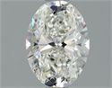 Natural Diamond 1.01 Carats, Oval with  Cut, G Color, VVS2 Clarity and Certified by GIA