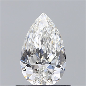 Foto Diamante Natural 0.61 quilates, De pera , Color E, claridad VS2 y certificado GIA de