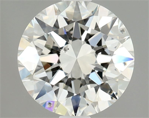Picture of Natural Diamond 1.00 Carats, Round with Excellent Cut, I Color, SI2 Clarity and Certified by GIA