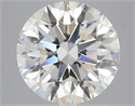 Natural Diamond 5.03 Carats, Round with Excellent Cut, I Color, SI1 Clarity and Certified by GIA