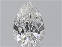 Diamante Natural 1.20 quilates, De pera , Color E, claridad SI1 y certificado HRD