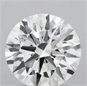 Lab Grown Diamond 1.55 Carats, Round with Ideal Cut, D Color, VVS2 Clarity and Certified by IGI