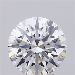 Picture of Lab Grown Diamond 2.75 Carats, Round with Excellent Cut, D Color, VS1 Clarity and Certified by GIA