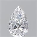 Diamante Natural 0.70 quilates, De pera , Color D, claridad VS2 y certificado GIA