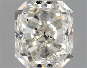 Picture of Natural Diamond 1.01 Carats, Radiant with  Cut, K Color, SI1 Clarity and Certified by GIA