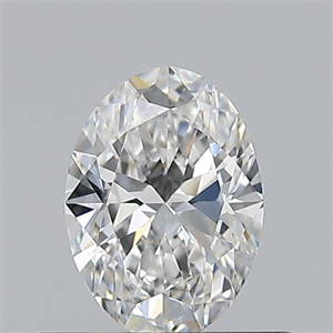 Picture of Natural Diamond 0.50 Carats, Oval with  Cut, F Color, VVS1 Clarity and Certified by GIA