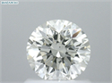 Natural Diamond 0.94 Carats, Round with Excellent Cut, J Color, SI1 Clarity and Certified by GIA